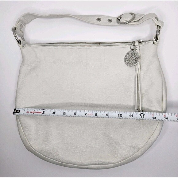 Coach Shoulder Bag Ali Leather Hobo B0969-13655 Soft Cream Winter White - Picture 4 of 9